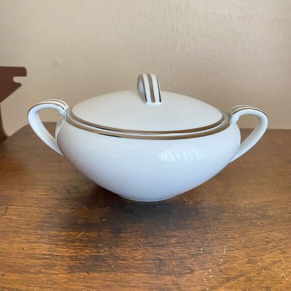 Noritake Silverdale Fine China 5594 Japan Cream & Sugar Set 2pc Vintage Serving - Picture 6 of 10